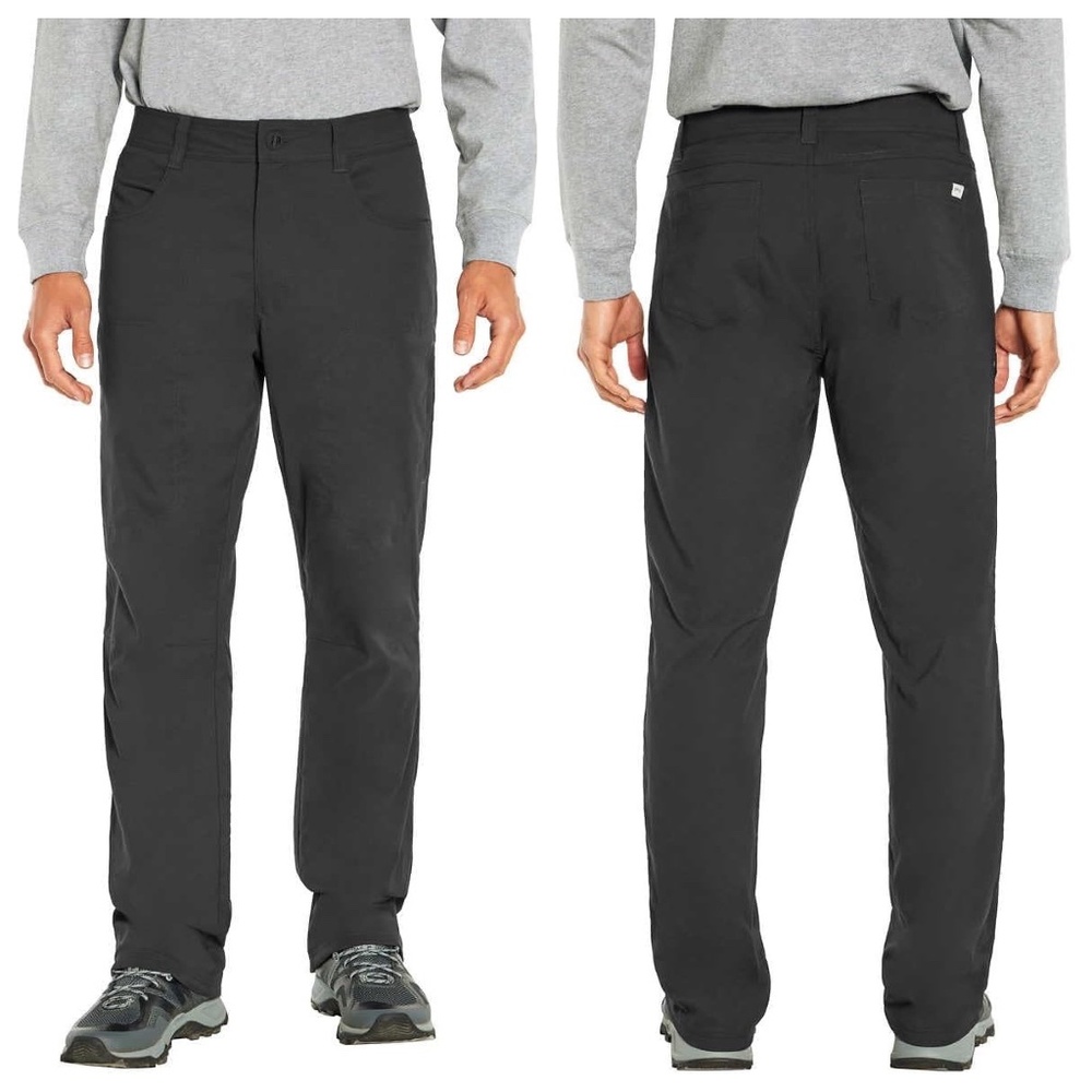 NWT Orvis Men's Fleece Lined Stretch Fabric Pants Black Size 38 x 30